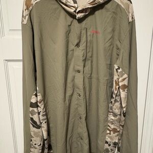 Simms Men's Olive Camo Jacket